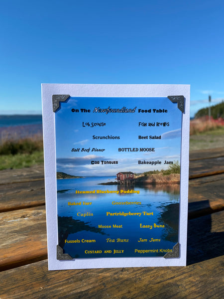 Newfoundland Food Cards