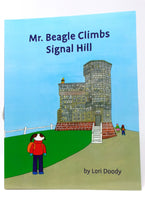 Mr. Beagle climbs Signal Hill