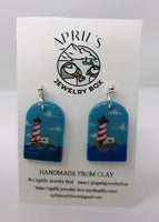 Painted Lighthouse Dangles