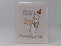 Popping Bottle Parenthood Cards