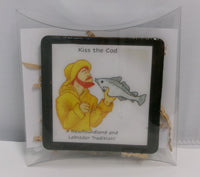 Kiss the Cod | Souvenir Resin Coaster