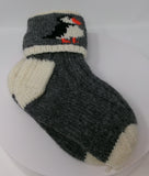 Wool Puffin Socks