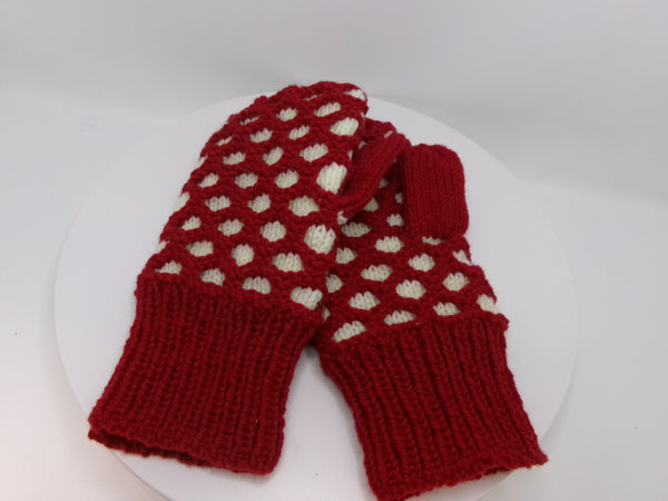 Red Bubble Mitts