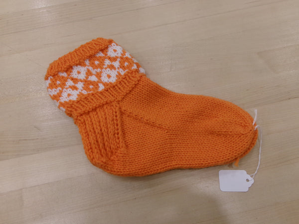 Orange Slipper Socks