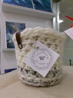Crochet round pots