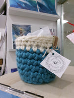 Crochet round pots
