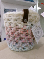 Crochet round pots