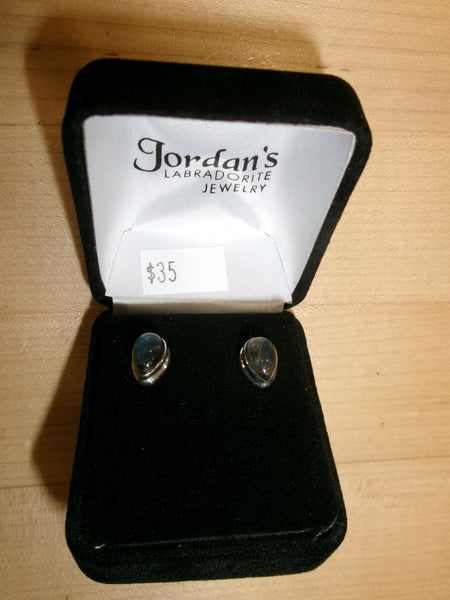 Labradorite Studs