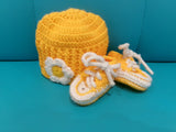 Baby Hat & Booties Set