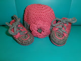 Baby Hat & Booties Set