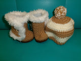 Baby Hat & Booties Set