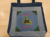 Newfoundland embroidered Denim bag large