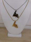 Newfoundland Map Necklace