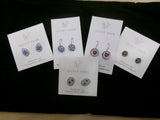 Velvet Snow Earrings