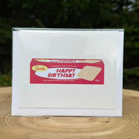 Purity Crackers Birthday Card