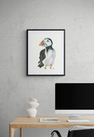 "Handsome Puffin" Print