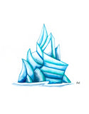 "New Iceberg Bit" Print