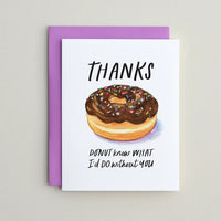 Thanks Donut Card