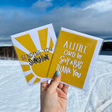 A Little Card to Say a Big Thank You Card