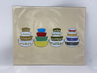 Vintage Mixing Bowl Print 8" X 10"