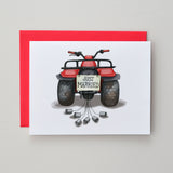 Big Red Wedding Card