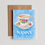 Nanny Cup of Tea Card