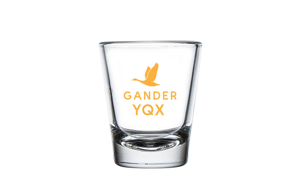 Gander YQX Gold Shot Glass