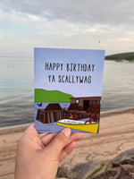 Scallywag Birthday Card