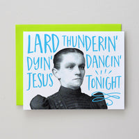 Lard Thunderin' Card