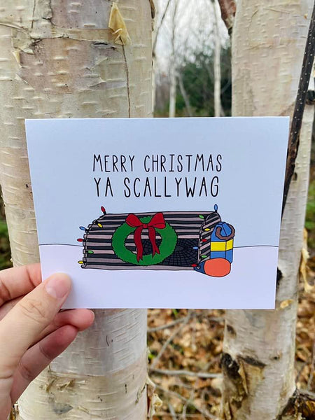 Scallywag Christmas Card