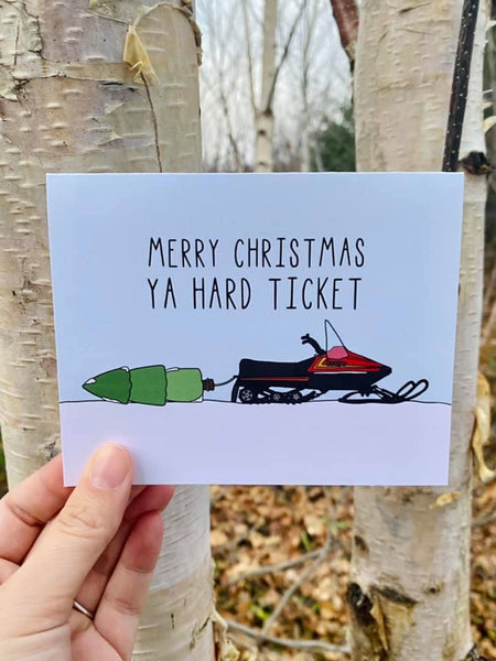 Hard Ticket Christmas Cards
