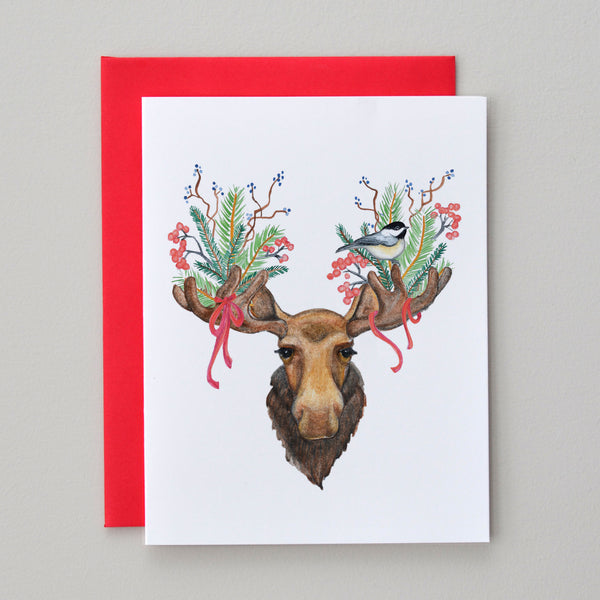 Christmas Moose Card