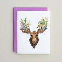 Moose and Robin Card