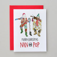 Christmas Mummers Nan & Pop Card