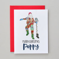 Christmas Mummer Poppy Card