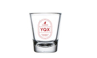 Gander YQX Red Shot Glass