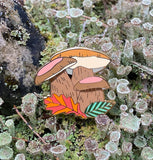 King Bolete Mushroom Pin