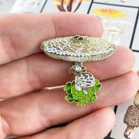 Shaggy Mushroom Pin