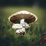 Horse Mushroom  Pin