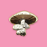 Horse Mushroom  Pin