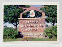Gander International Airport Postcard