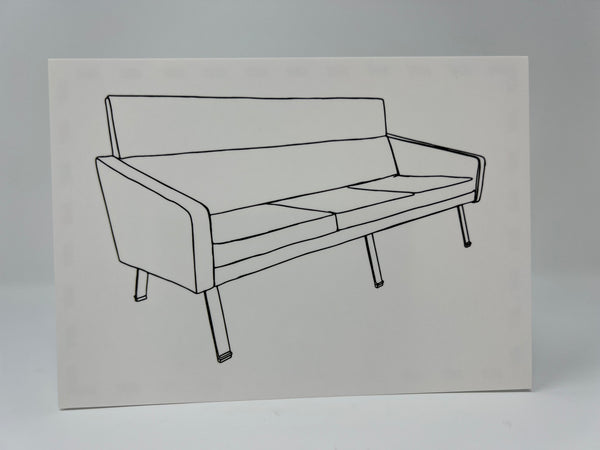 Sorensen Couch By Jessica Waterman Postcard