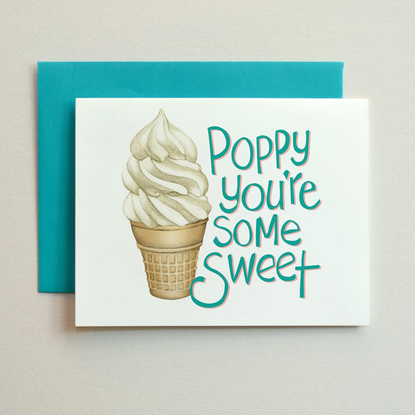Poppy Some Sweet Card